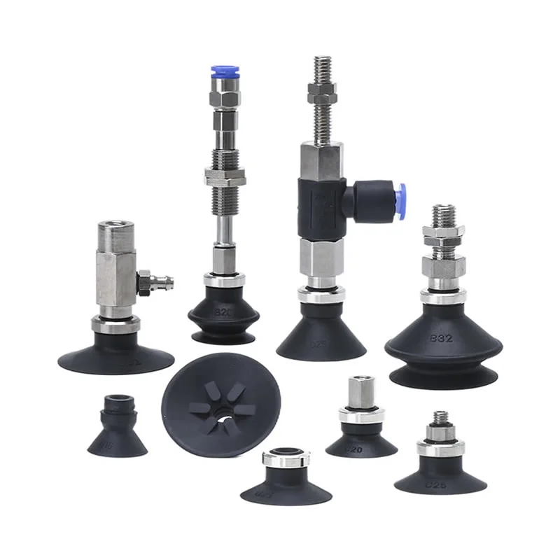 သော့ခတ်ကွင်းနှင့်အတူ အခြေခံ Vacuum Suction Cups ZP